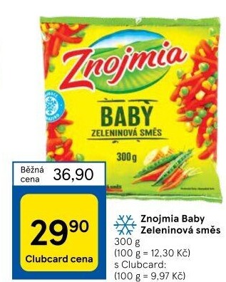 Zeleninová směs Baby mražená Znojmia