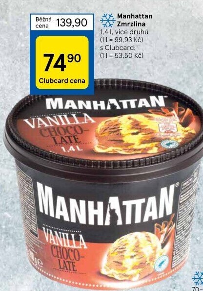 Zmrzlina v kelímku Manhattan Nestlé