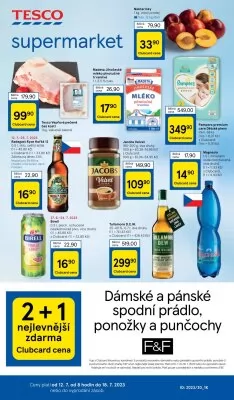 akční leták Tesco 12.7.2023-18.7.2023