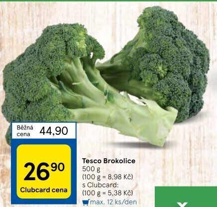 Brokolice Tesco