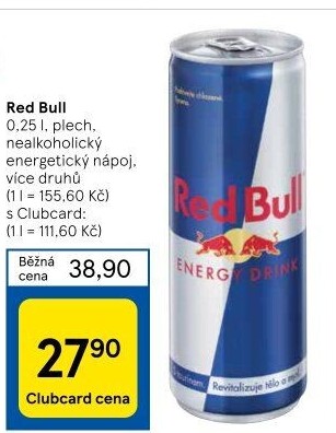 Energetický nápoj Red Bull