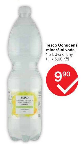 Ochucená voda Tesco