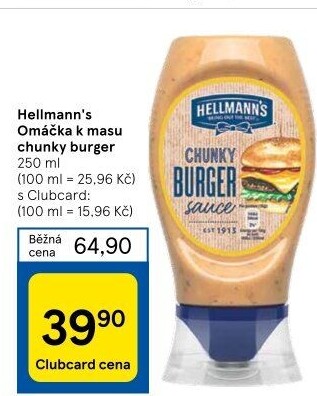 Omáčky k masu Hellmann'