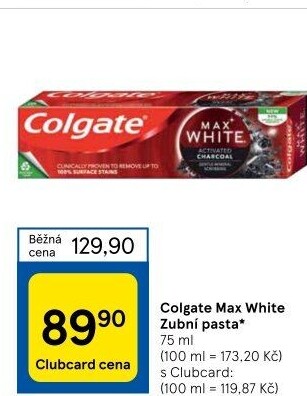 Pasta na zuby Max White Colgate