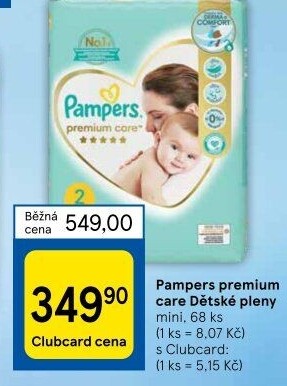 Pleny dětské Pampers Premium Care