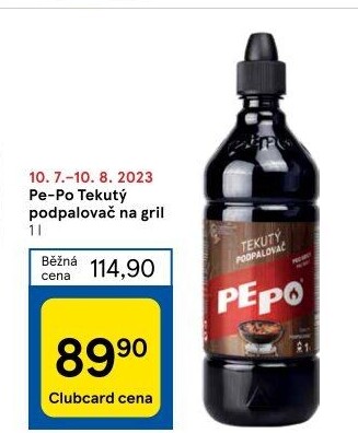 Podpalovač tekutý Pe-Po