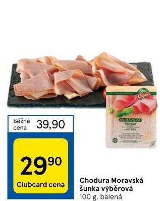 Šunka moravská výběrová Beskydské uzeniny Chodura