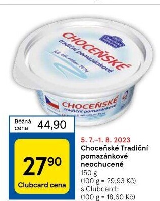 Tradiční pomazánkové Choceňské