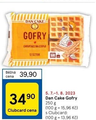 Vafle Gofry Dan Cake