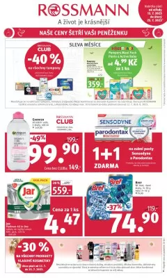 akční leták ROSSMANN drogerie 12.7.2023-25.7.2023