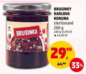 Brusinky Karlova Koruna
