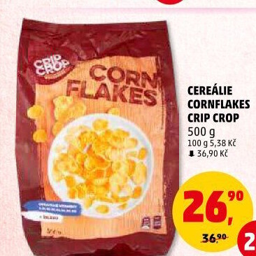 Cereálie Cornflakes Crip Crop