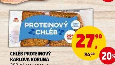 Chléb proteinový Karlova Koruna