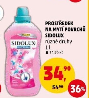 Čistič na podlahy univerzální Sidolux