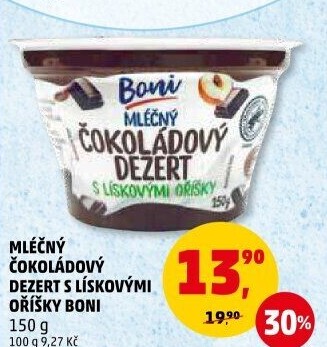 Dezert mléčný Boni