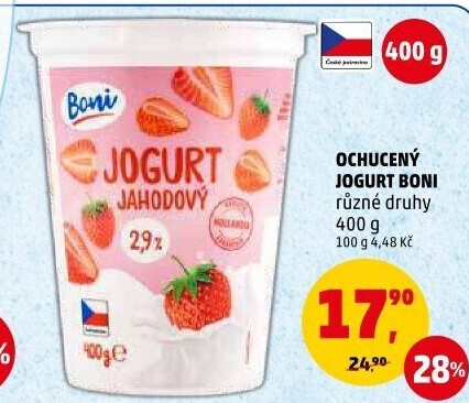 Jogurt ochucený Boni