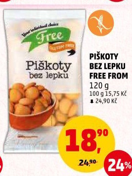 Piškoty bez lepku Gluten Free