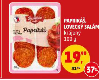 Salám Paprikáš Řezníkův talíř