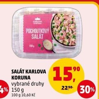 Saláty Karlova Koruna