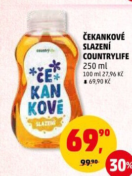 Sladidlo Čekankové slazení Country Life