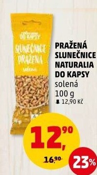 Slunečnicová semínka pražená Naturalia