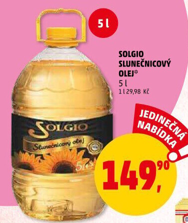 Slunečnicový olej Solgio