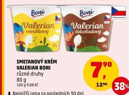 Smetanový krém Valerian Boni