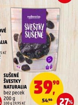 Švestky sušené Naturalia