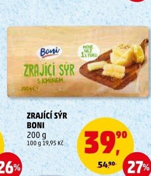Sýr zrající s kmínem Boni