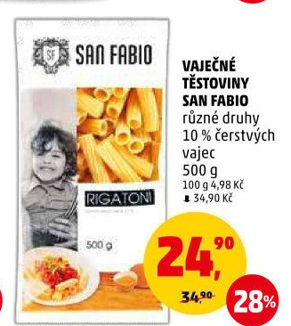 Těstoviny San Fabio