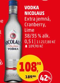 Vodka extra jemná St. Nicolaus