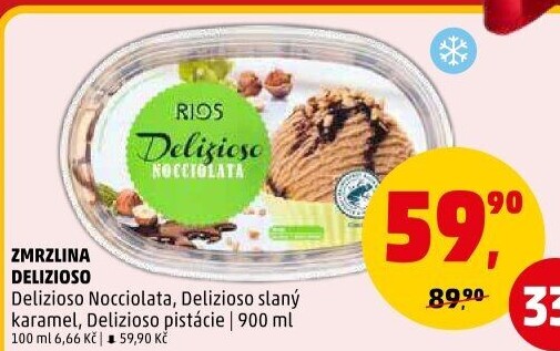 Zmrzlina ve vaničce Delizioso Rios