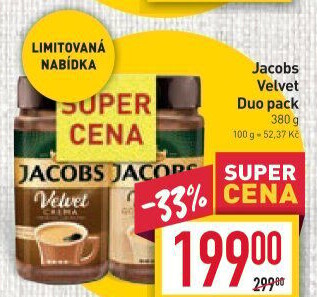 Instantní káva Jacobs Velvet