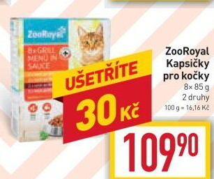 Kapsičky pro kočky ZooRoyal