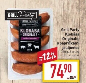 Klobása Originále Grill Party
