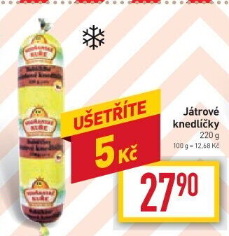 Knedlíčky játrové babiččiny mražené Vodňanské kuře