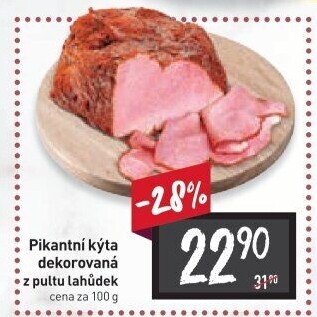 Kýta dekorovaná pikantní