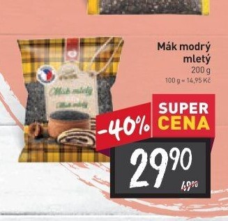 Mák modrý mletý IBK trade