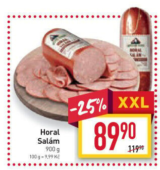 Salám Horal Kostelecké uzeniny