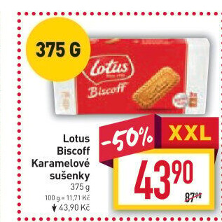 Sušenky Biscoff Lotus