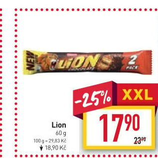 Tyčinka Lion Nestlé