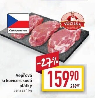 Vepřová krkovice s kostí Vocílka