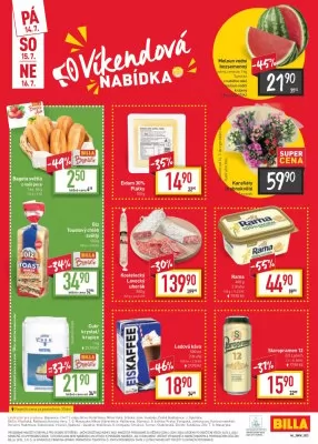 akční leták BILLA 12.7.2023-18.7.2023