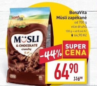 Müsli zapékané Bonavita