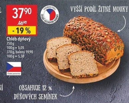 Chléb dýňový