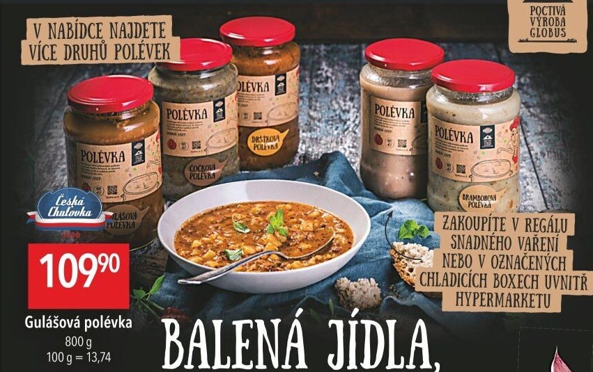 Gulášová polévka Globus