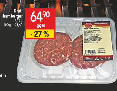 Krůtí hamburger