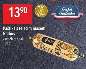Paštika s telecím masem Játrovka Globus