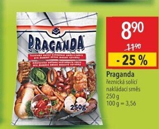 Směs nakládací solicí pro domácí uzené výrobky Praganda Solné mlýny