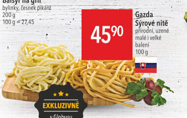 Sýrové nitě Gazda